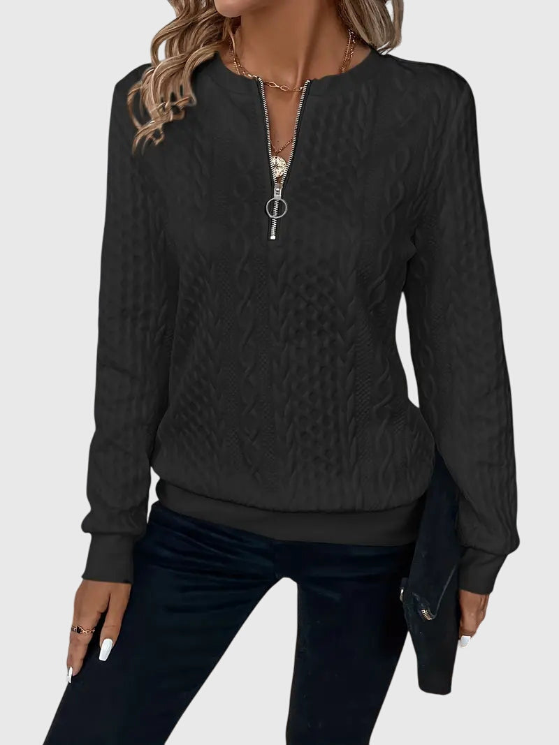 Nora | Pull zippé