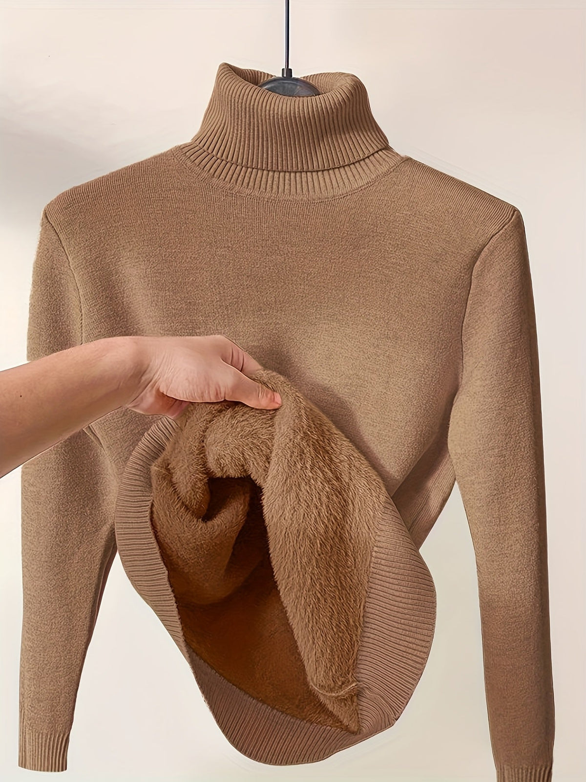CLAIRE LYON | PULL TUNIQUE COL HAUT POUR FEMMES