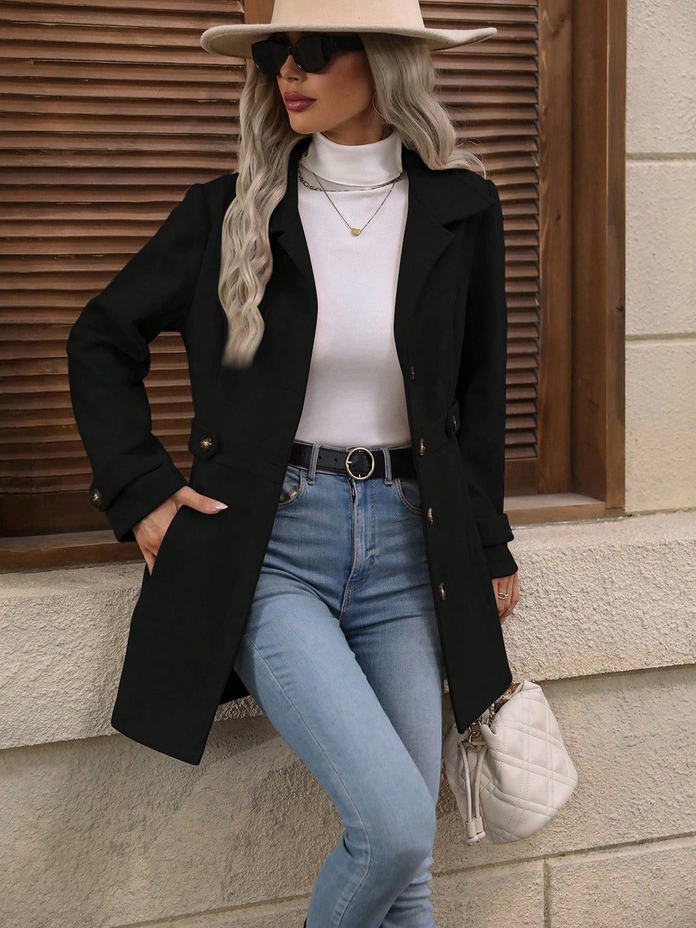CLAIRE LYON | TRANCHÉE MANTEAU CLASSIQUE ÉLÉGANT ENFANTS POUR FEMMES