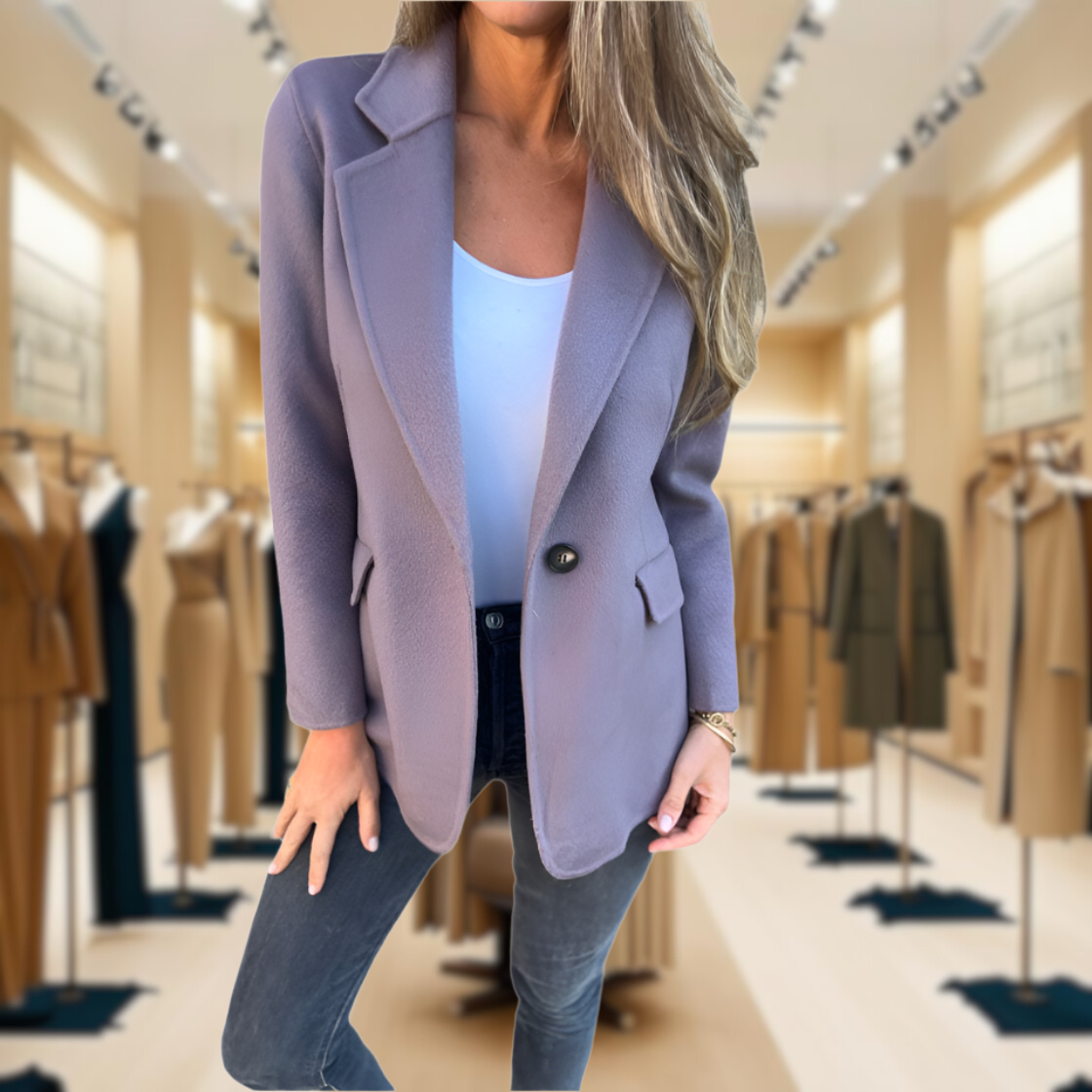 Suzanne - Blazer en Maille Décontracté