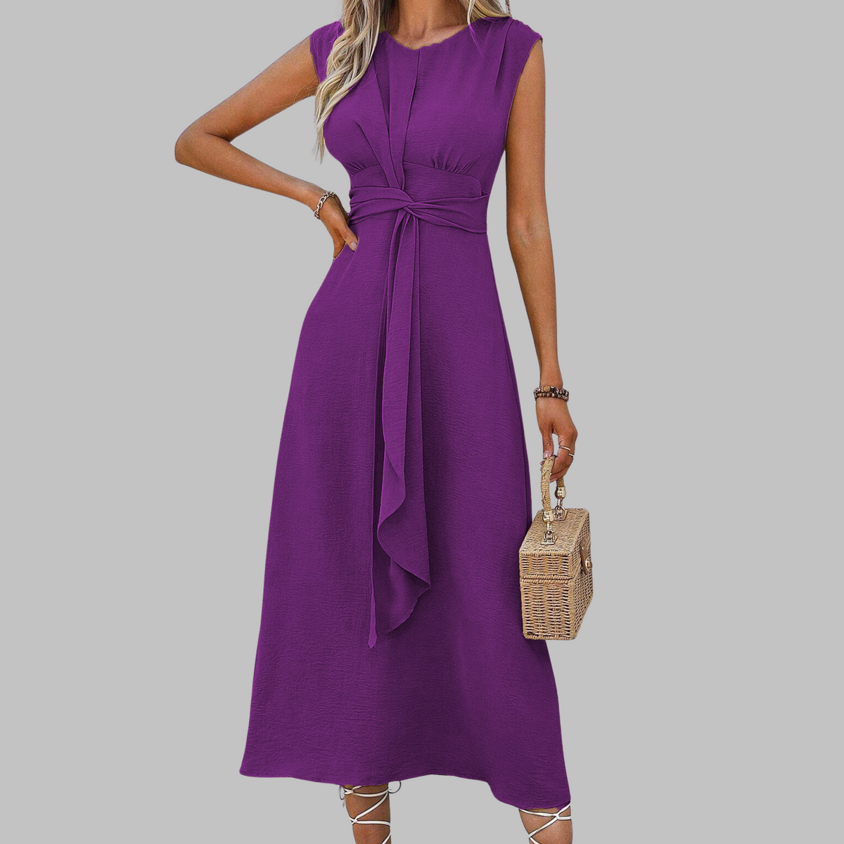 CLAIRE LYON | ROBE MAXI SANS MANCHES POUR FEMMES