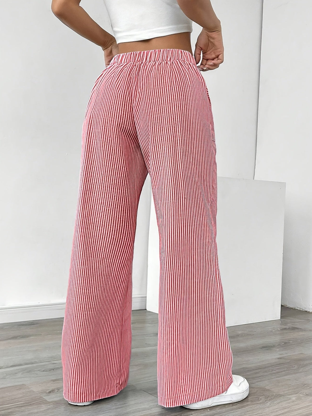 CLAIRE LYON | PANTALONS AMPLE RAYÉS POUR FEMMES