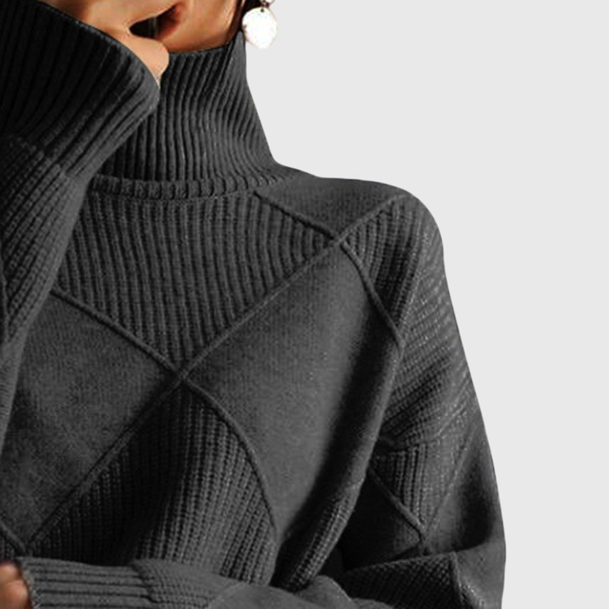 Angela - Pull Col Montant