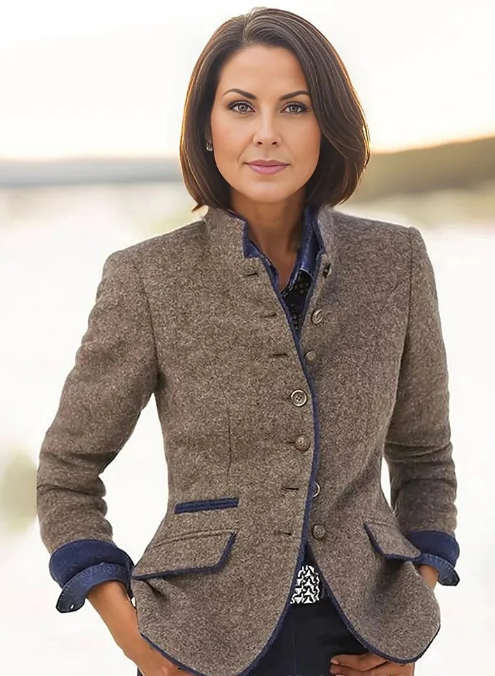 Mariska - Manteau en Maille d'Hiver