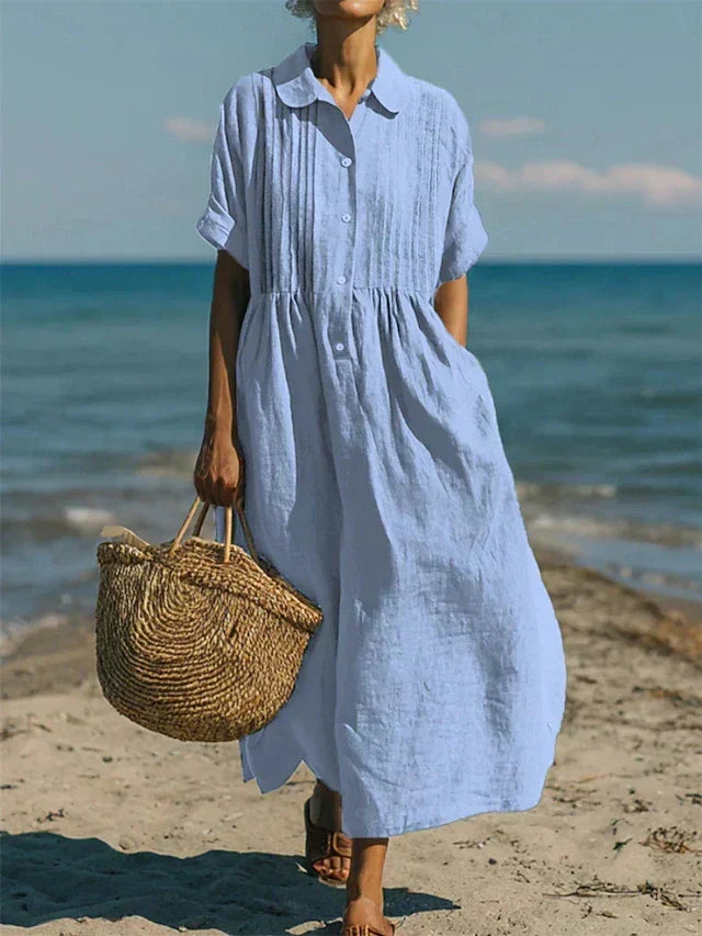 CLAIRE LYON | ROBE EN LIN ÉLÉGANTE POUR FEMMES