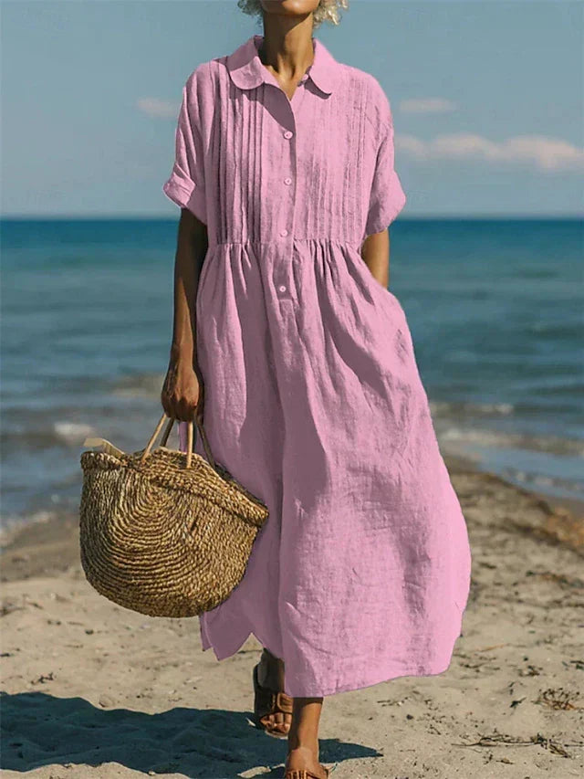 CLAIRE LYON | ROBE EN LIN ÉLÉGANTE POUR FEMMES