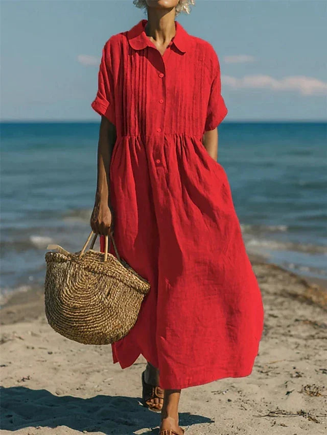 CLAIRE LYON | ROBE EN LIN ÉLÉGANTE POUR FEMMES