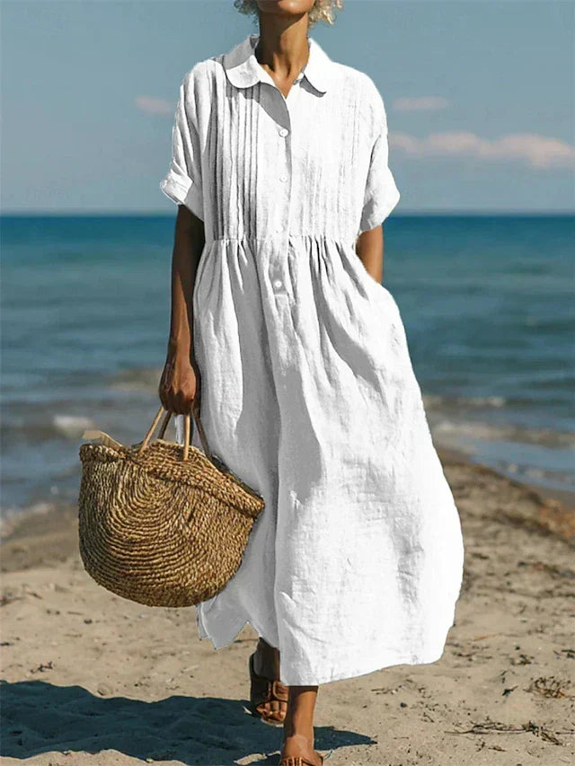 CLAIRE LYON | ROBE EN LIN ÉLÉGANTE POUR FEMMES