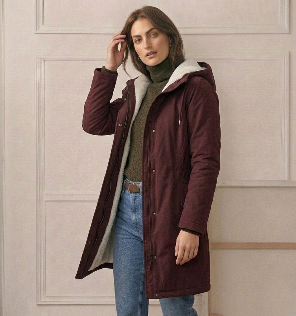 CLAIRE LYON | PARKA D'HIVER DOUBLÉE EN POLAIRE POUR FEMMES