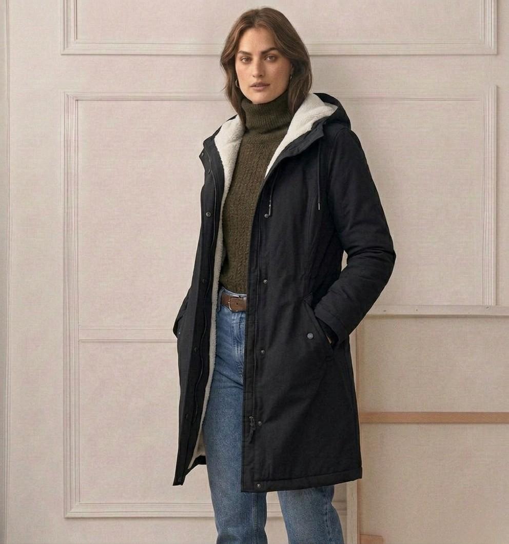 CLAIRE LYON | PARKA D'HIVER DOUBLÉE EN POLAIRE POUR FEMMES