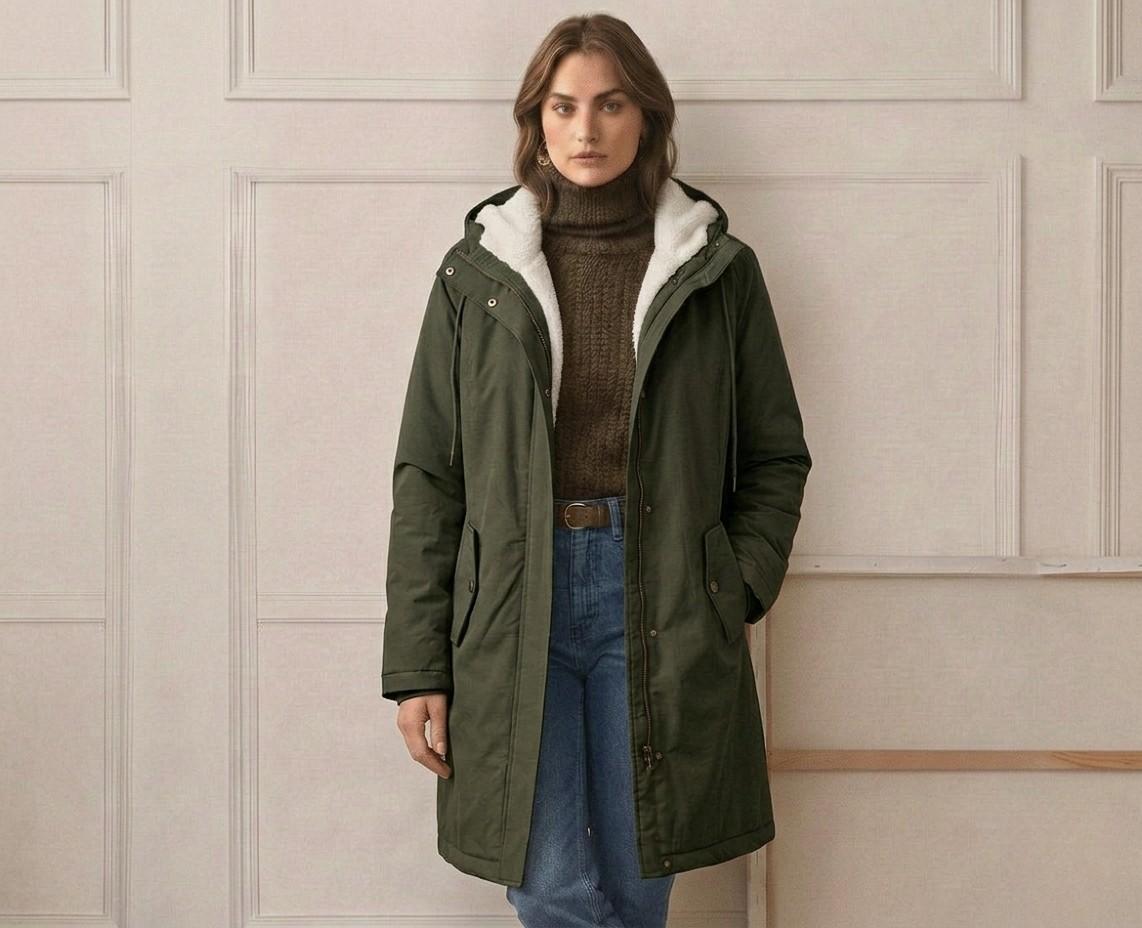 CLAIRE LYON | PARKA D'HIVER DOUBLÉE EN POLAIRE POUR FEMMES