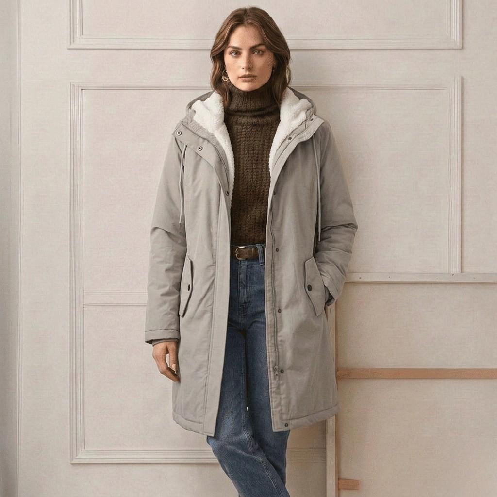 CLAIRE LYON | PARKA D'HIVER DOUBLÉE EN POLAIRE POUR FEMMES