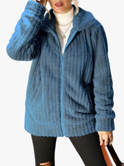 CLAIRE LYON | MANTEAU EN PELUCHE POUR FEMMES