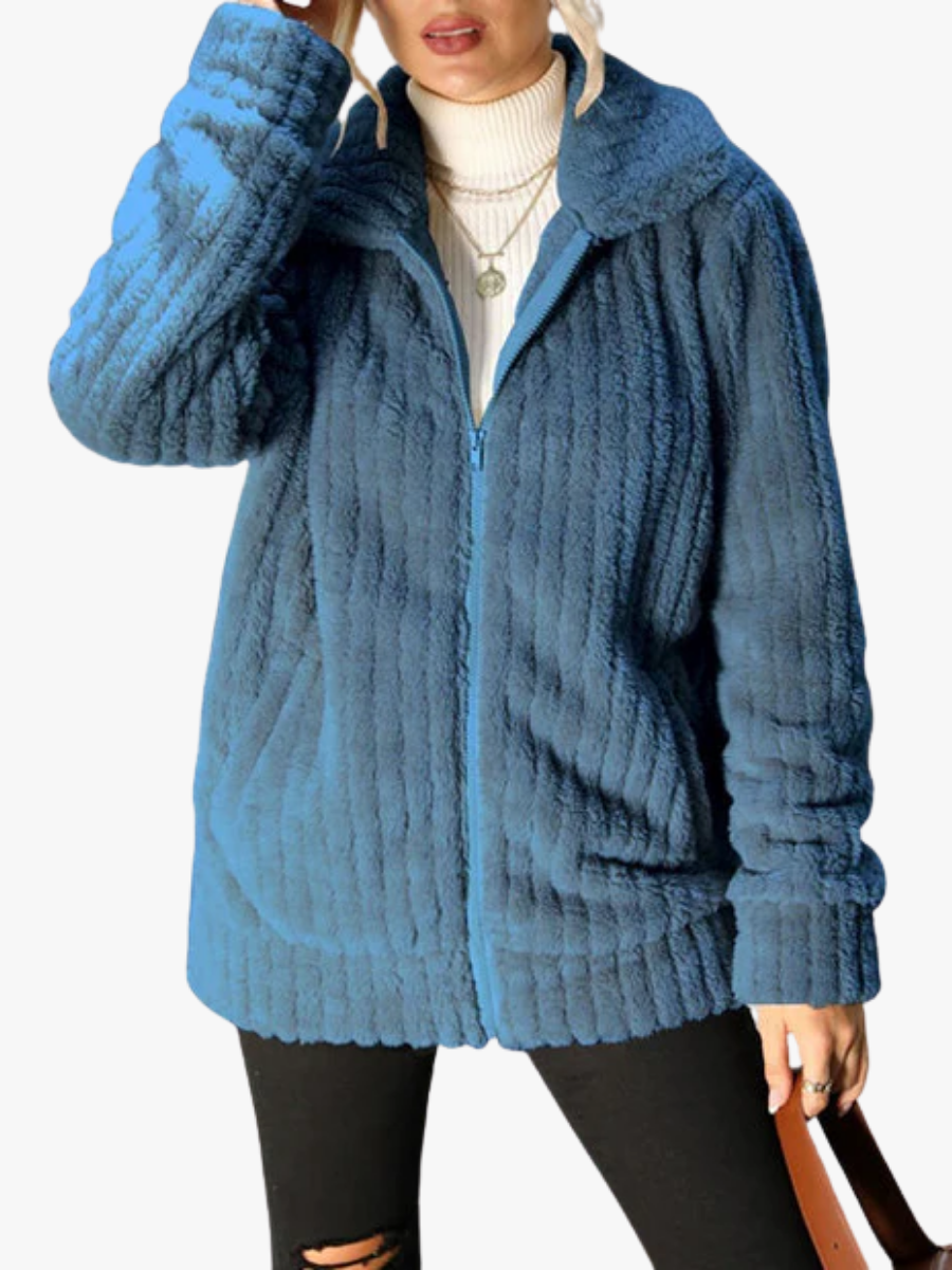 CLAIRE LYON | MANTEAU EN PELUCHE POUR FEMMES