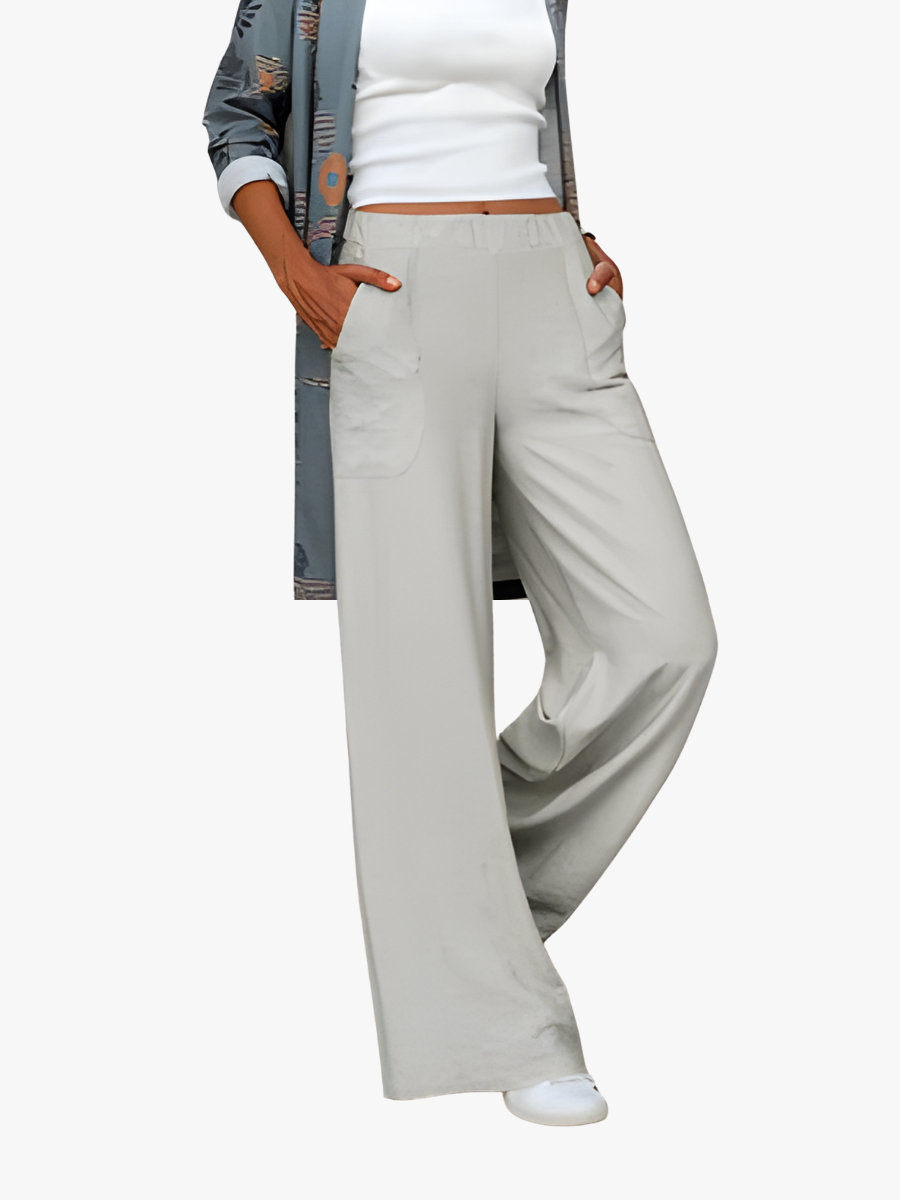 CLAIRE LYON | PANTALON À JAMBES LARGES POUR FEMMES