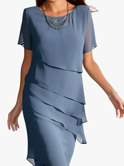 CLAIRE LYON | ROBE ÉLÉGANTE À VOLANTS POUR FEMMES