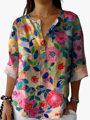 CLAIRE LYON | BLOUSE FLEURIE POUR FEMME