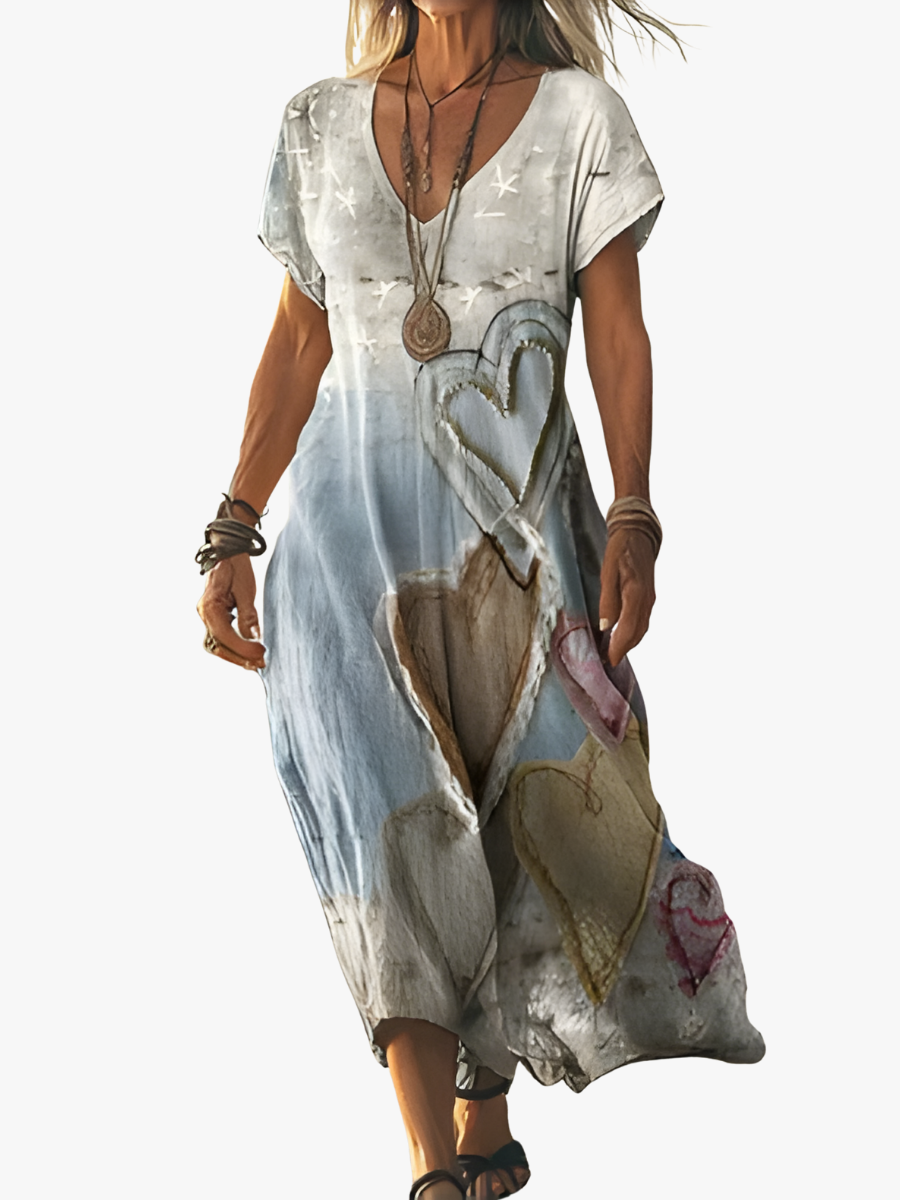 CLAIRE LYON | ROBE CŒURS ANCIENNE POUR FEMMES