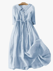 CLAIRE LYON | ROBE D'HIVER EN LIN POUR FEMME