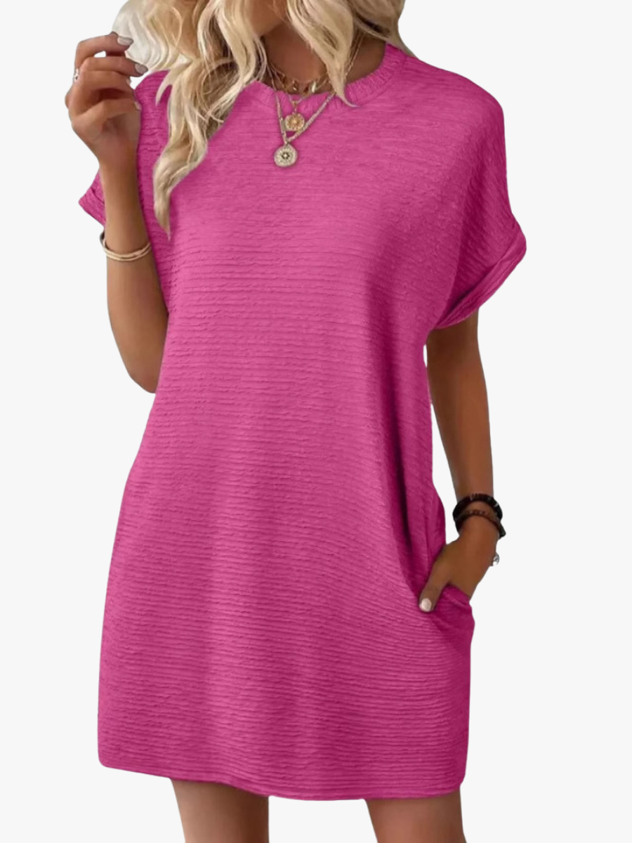 CLAIRE LYON | ROBE À COL ROND POUR FEMMES