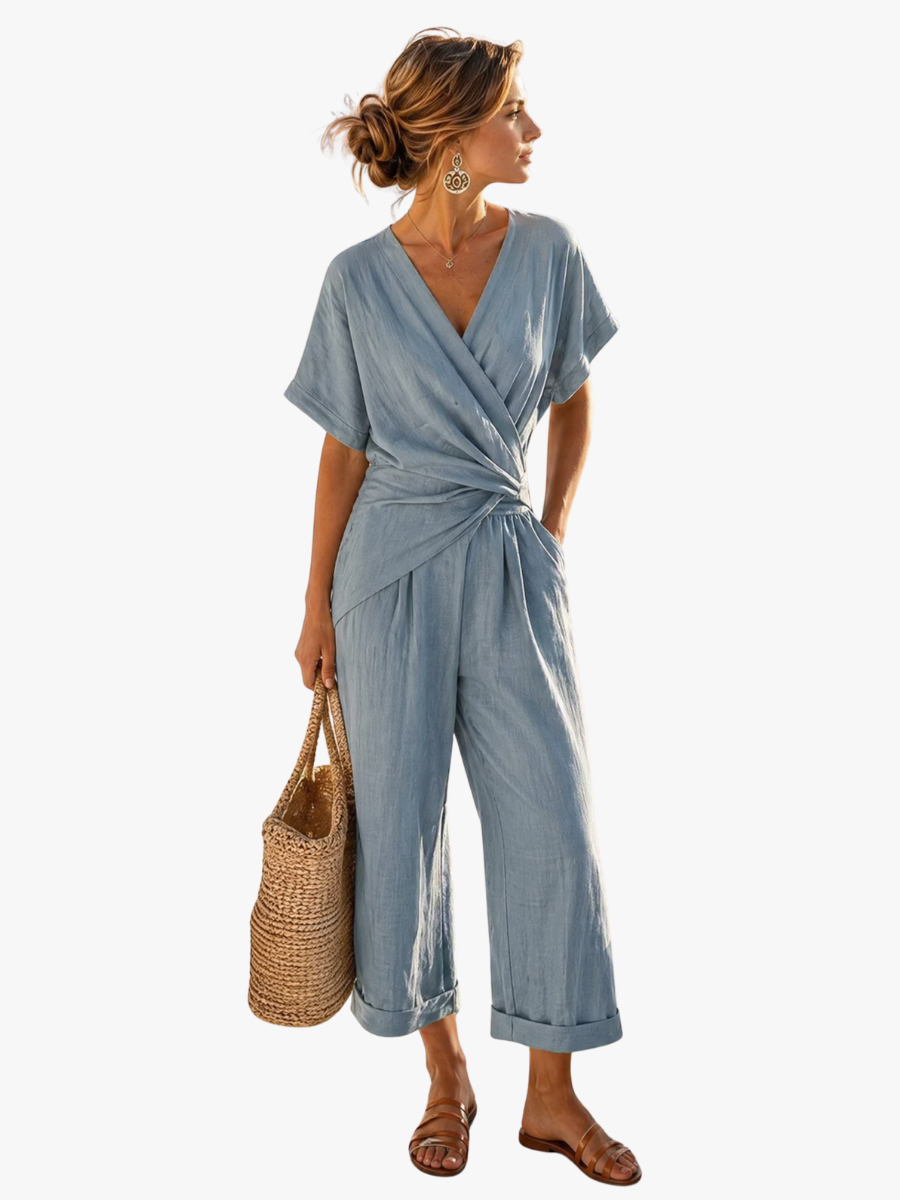 CLAIRE LYON | ENSEMBLE PANTALONS ENROULÉS POUR FEMMES
