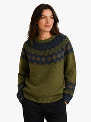 CLAIRE LYON | SWEAT-SHIRT À MOTIF NORDIQUE POUR FEMMES