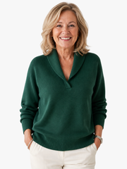 CLAIRE LYON | PULL V-COL DÉTENDUE POUR FEMMES