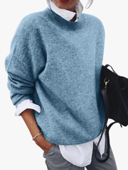 CLAIRE LYON | PULL CLASSIQUE À MANCHES LONGUES POUR FEMMES