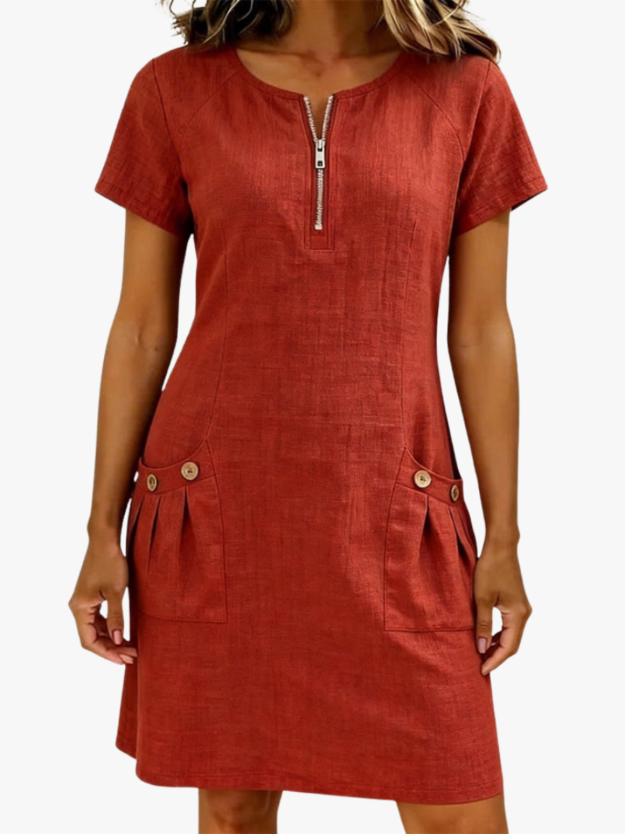 CLAIRE LYON | UNE ROBE ZIP EN LIGNE POUR FEMMES