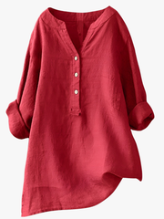 CLAIRE LYON | BLOUSE EN MÉLANGE DE LIN POUR FEMMES