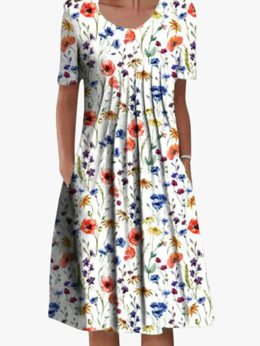 CLAIRE LYON | ROBE ÉLÉGANTE À VOLANTS POUR FEMME
