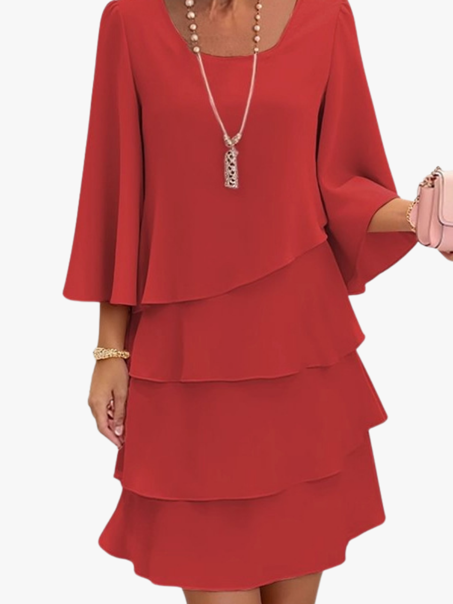 CLAIRE LYON | ROBE COL CARRÉ POUR FEMME