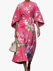 CLAIRE LYON | ROBE MIDI FLORALE POUR FEMMES