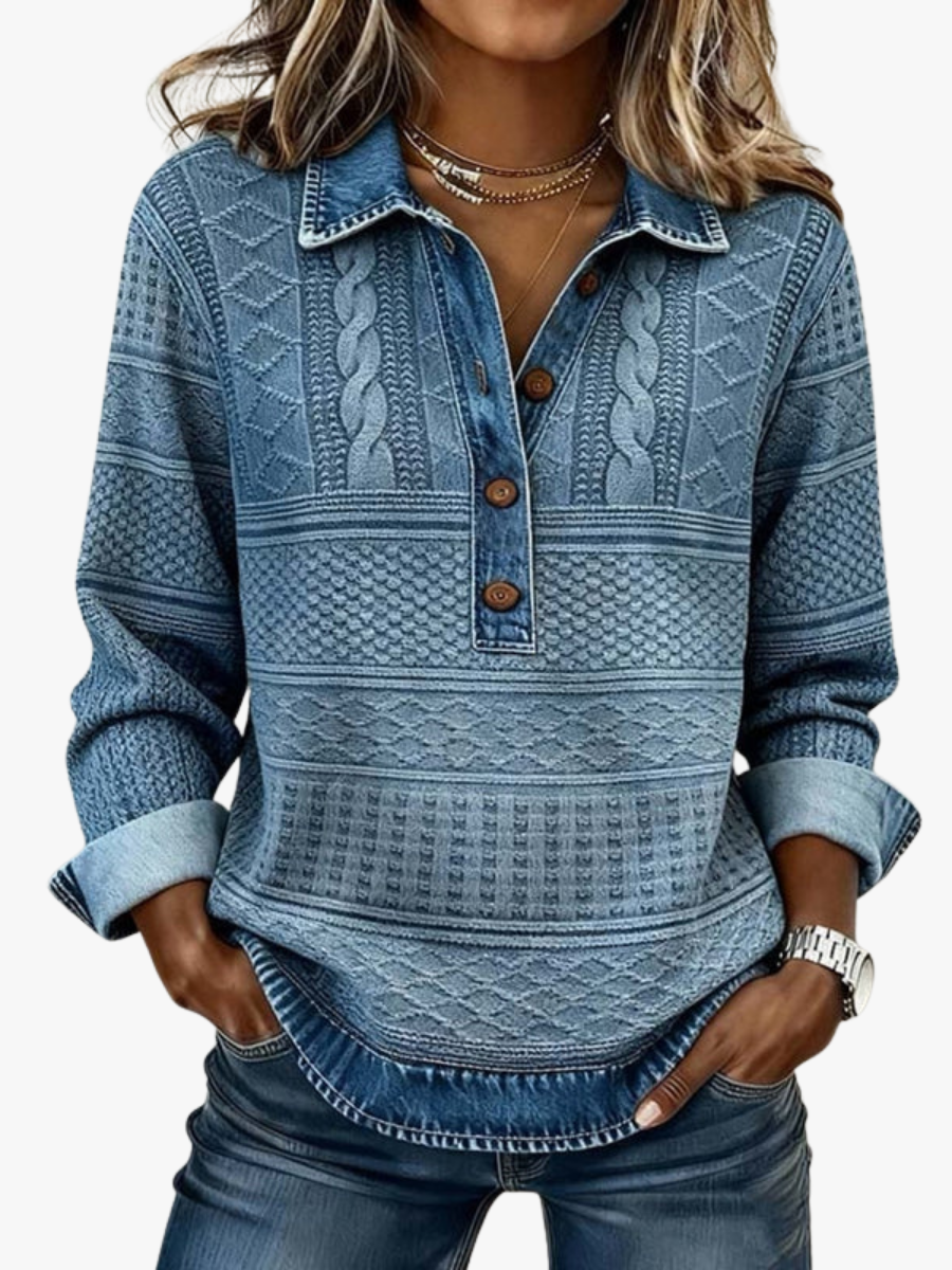 CLAIRE LYON | BLOUSE IMPRIMÉE ANCIEN POUR FEMMES