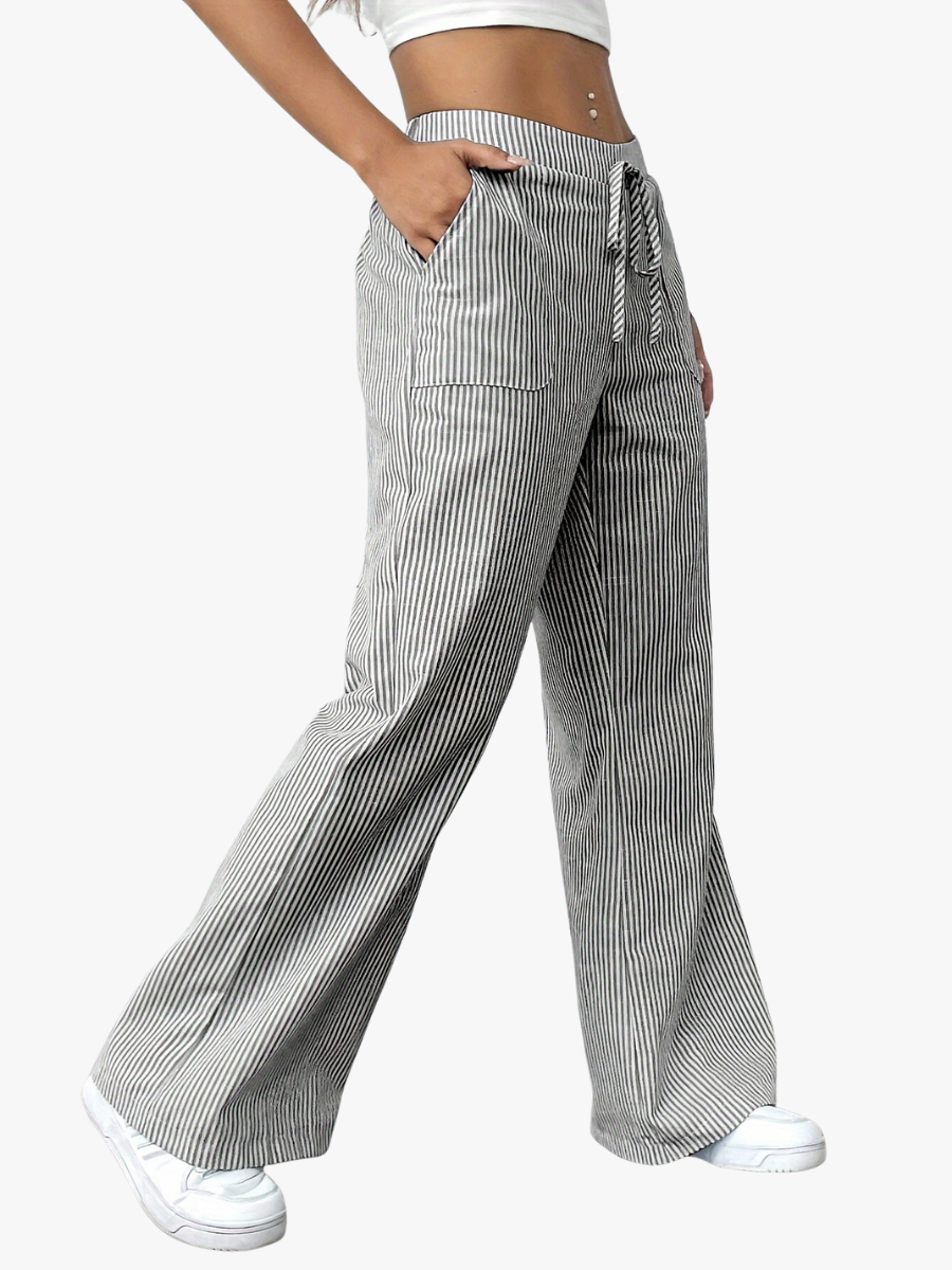 CLAIRE LYON | PANTALONS AMPLE RAYÉS POUR FEMMES