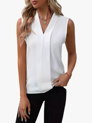 CLAIRE LYON | BLOUSE DÉCOLLETÉ EN V DÉTENDUE POUR FEMMES