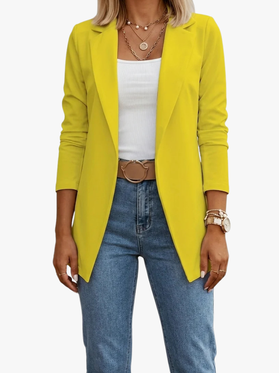 CLAIRE LYON | BLAZER DRAPÉ ÉLÉGANT POUR FEMMES