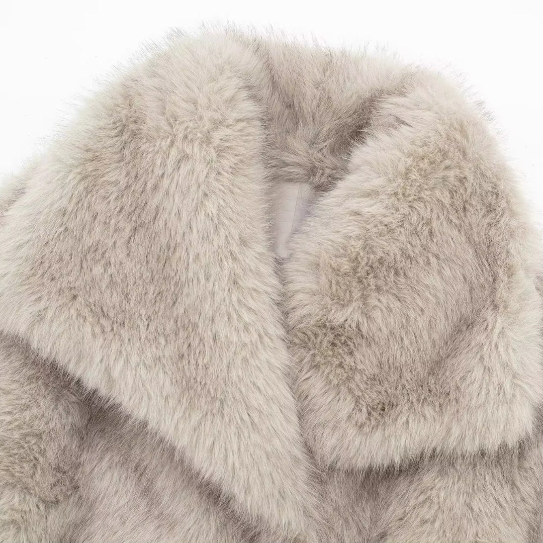 Bruna | Manteau en Fausse Fourrure
