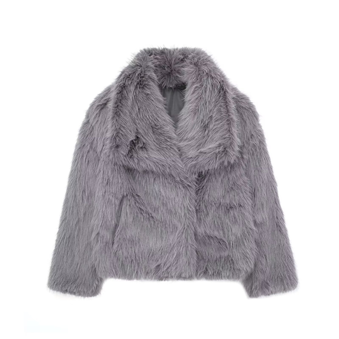 Bruna | Manteau en Fausse Fourrure