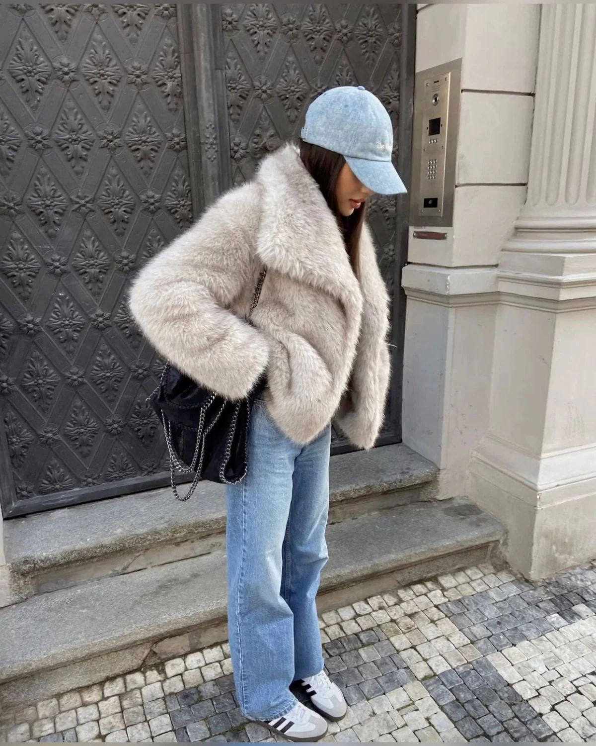 Bruna | Manteau en Fausse Fourrure