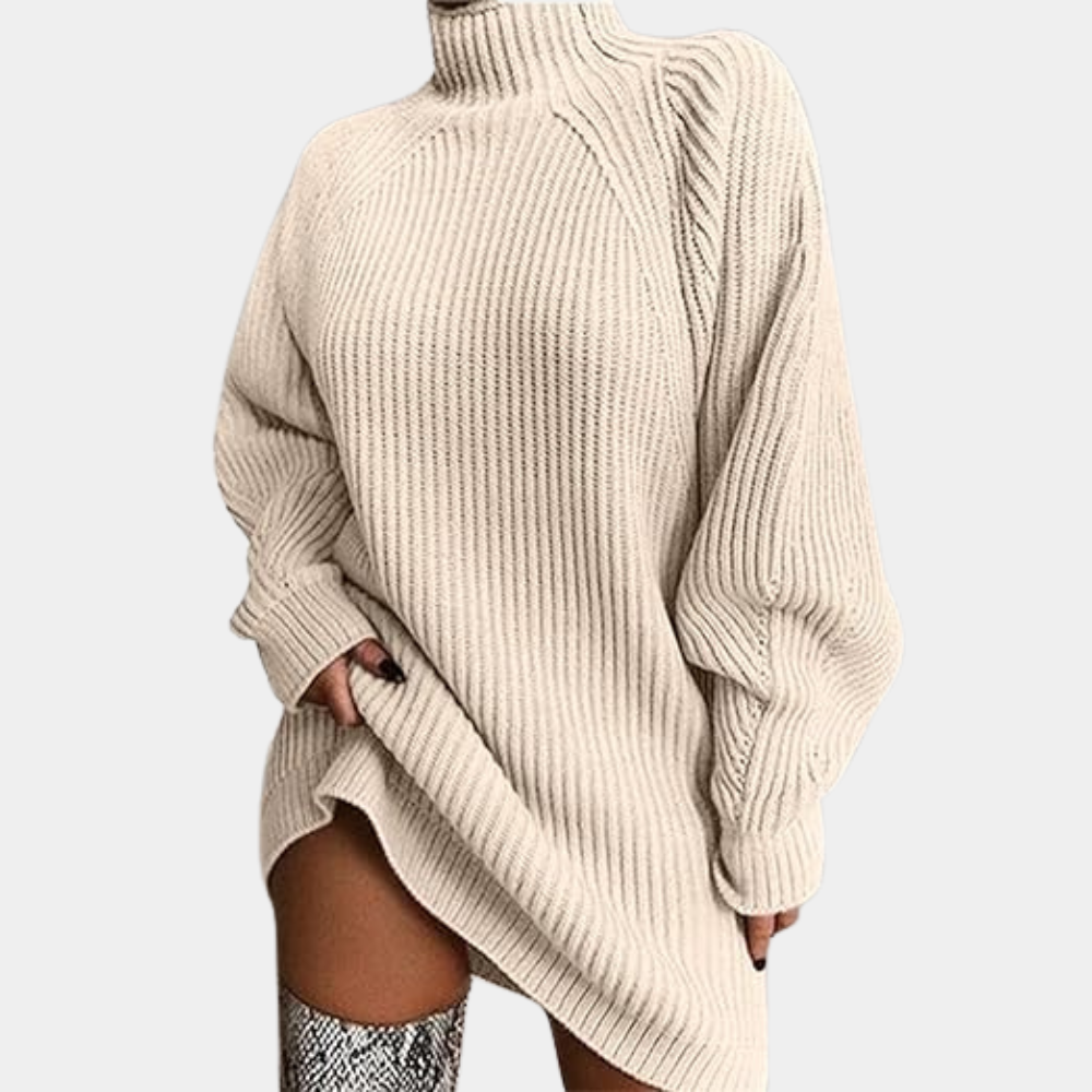 Camille - Pull Oversize Tricoté Maille Ample Femme