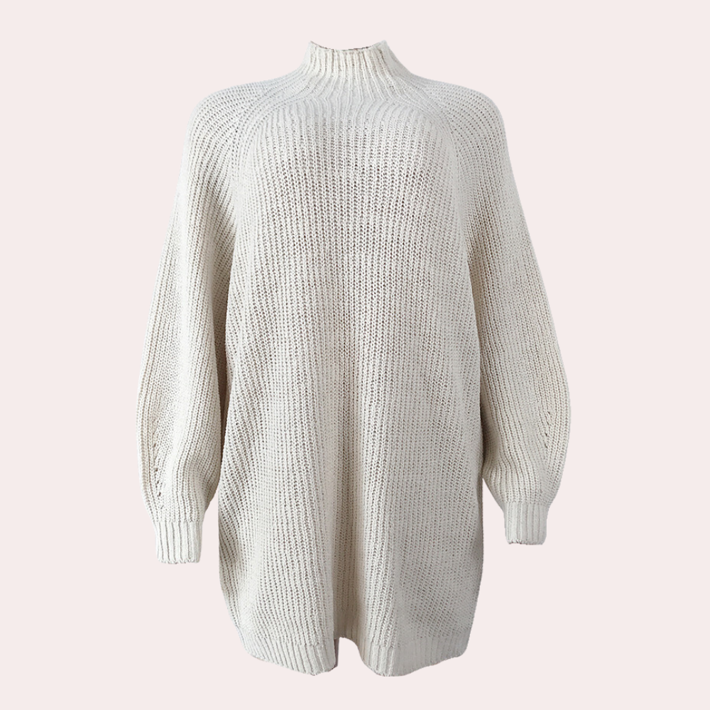 Camille - Pull Oversize Tricoté Maille Ample Femme