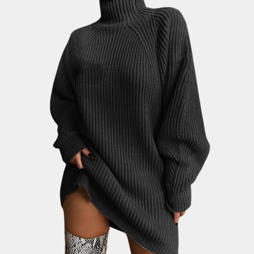 Camille - Pull Oversize Tricoté Maille Ample Femme