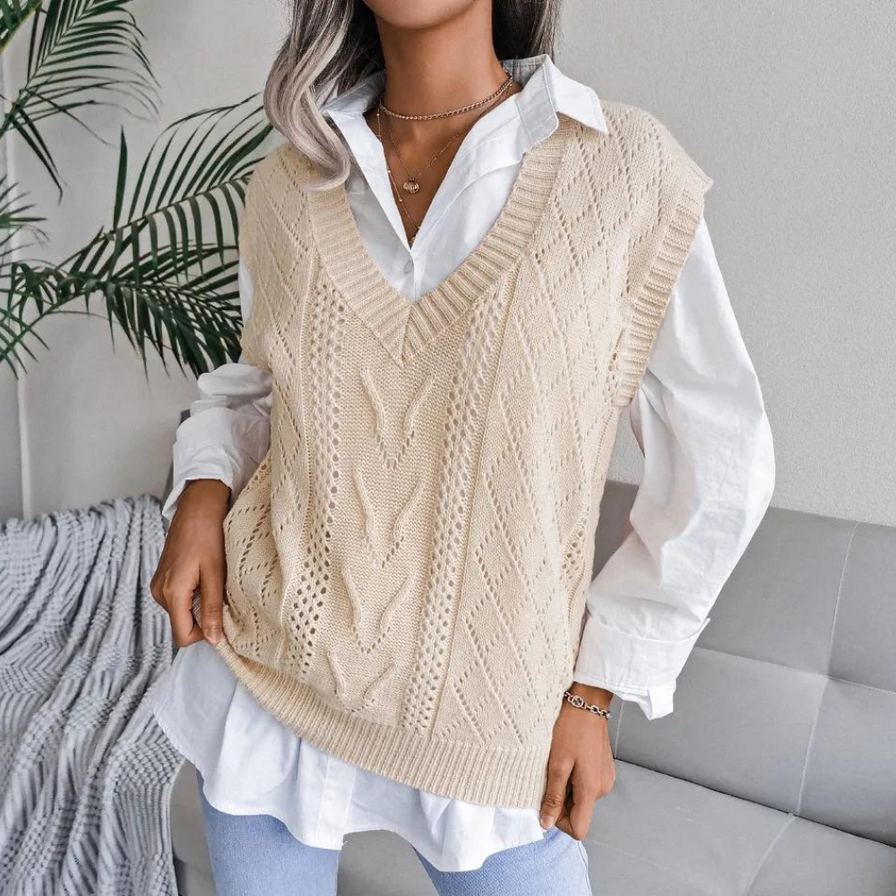 Chanel  - Pull Femme Col V