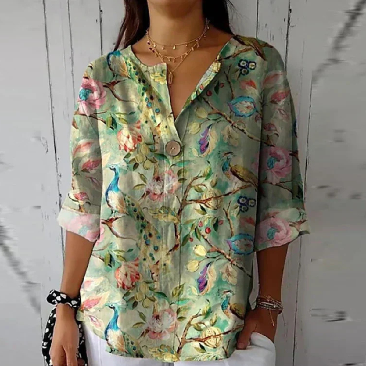 CLAIRE LYON | BLOUSE FLEURIE POUR FEMME