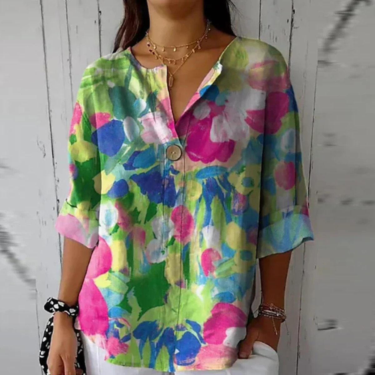 CLAIRE LYON | BLOUSE FLEURIE POUR FEMME