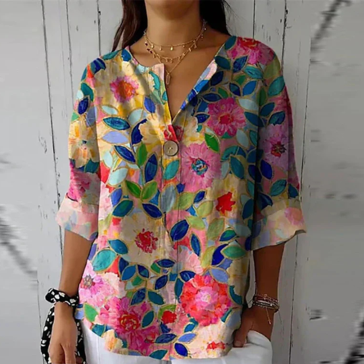 CLAIRE LYON | BLOUSE FLEURIE POUR FEMME