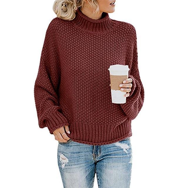 Nina - Pull col roulé femme