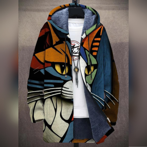 Odile - Cardigan chat automne femme