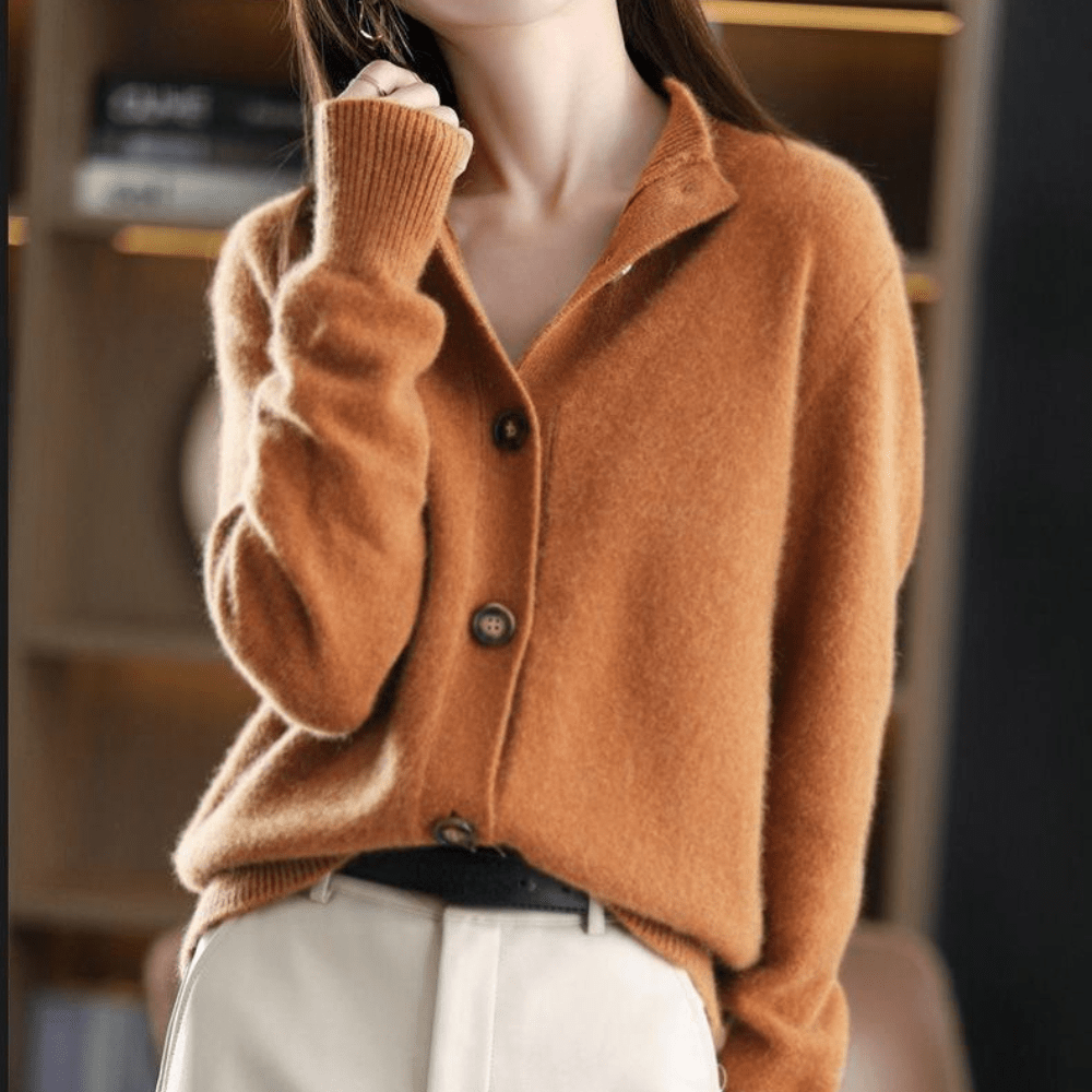 Émilie - Cardigan Raffiné Maille Boutonné